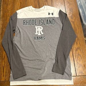 MEDIUM UNDER ARMOR LONG SLEEVE T SHIRT - RHODE ISLAND RAMS